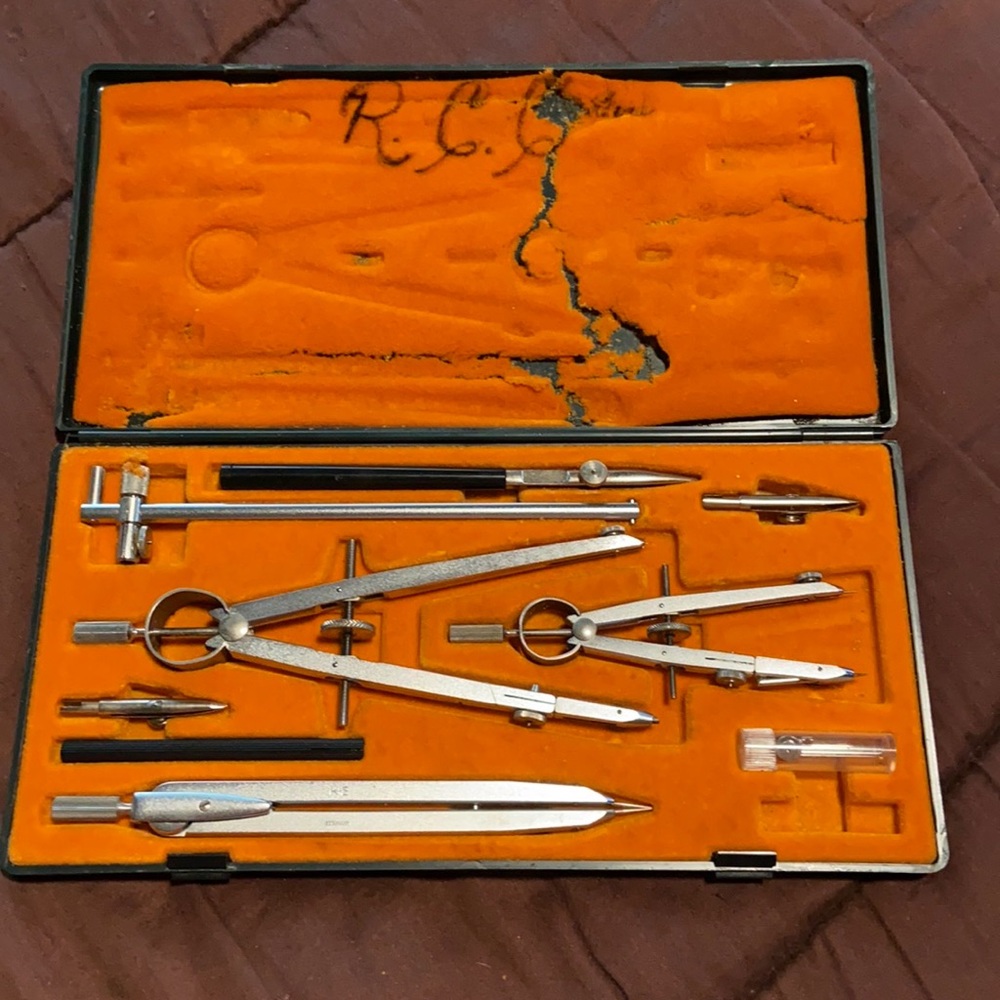 Vintage Drafting Tools. K & E Brand.